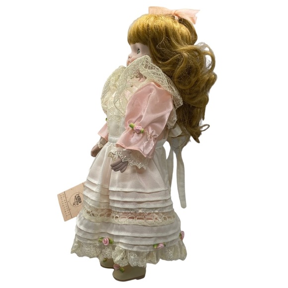 Bradley’s Collectible Doll Porcelain Pouts Pouty Corinna 542 13” Victorian NEW - Picture 2 of 15